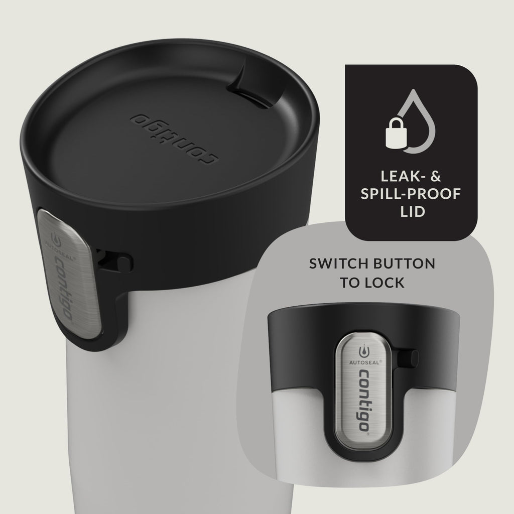 Contigo AUTOSEAL West Loop Vacuum-Insulated Stainless Steel Travel Mug with Easy-Clean Lid, 12oz C055B