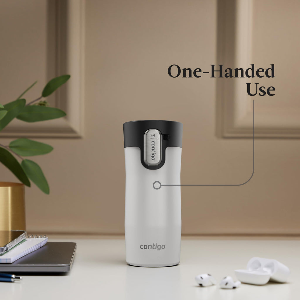 Contigo AUTOSEAL West Loop Vacuum-Insulated Stainless Steel Travel Mug with Easy-Clean Lid, 12oz C055B