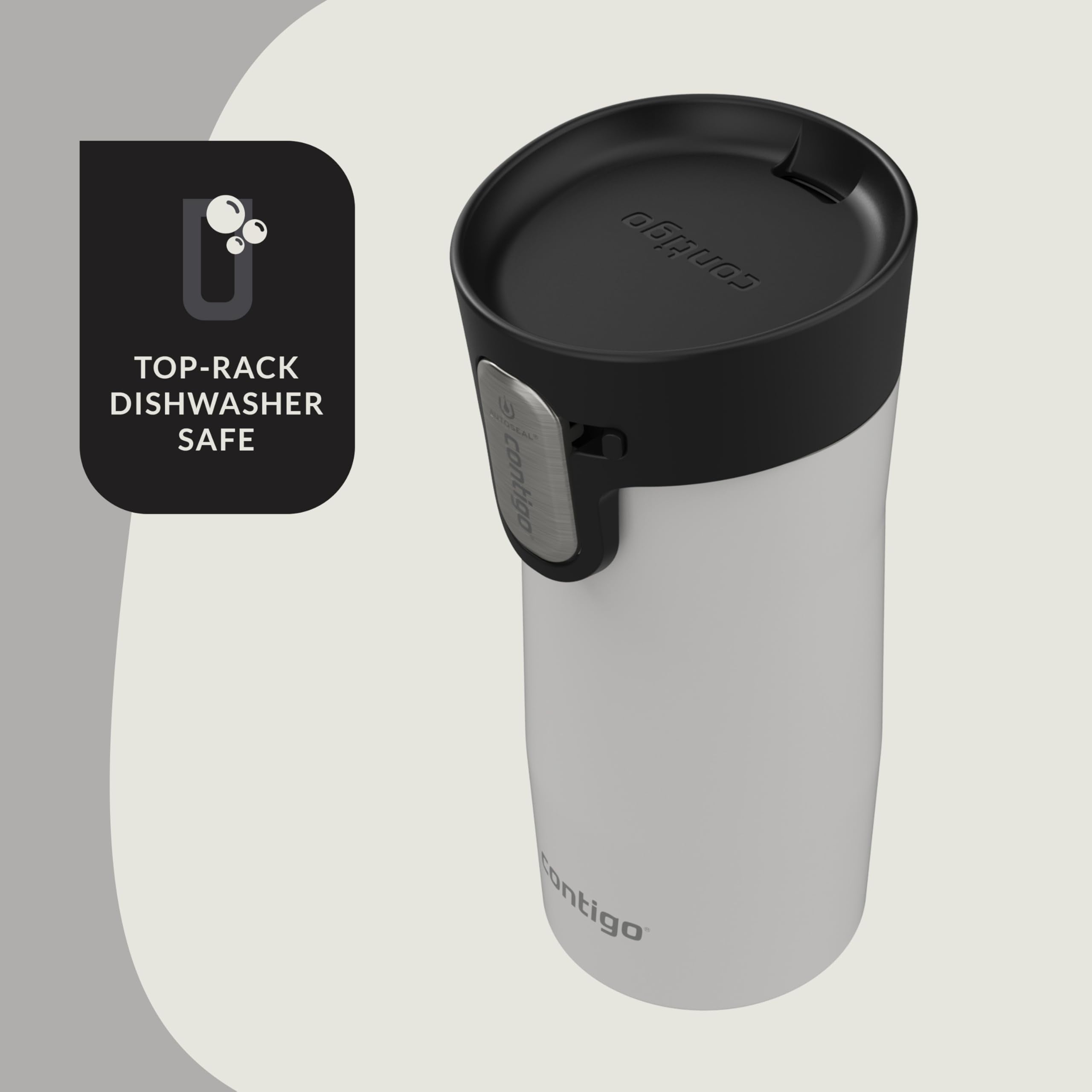 Contigo AUTOSEAL West Loop Vacuum-Insulated Stainless Steel Travel Mug with Easy-Clean Lid, 12oz C055B