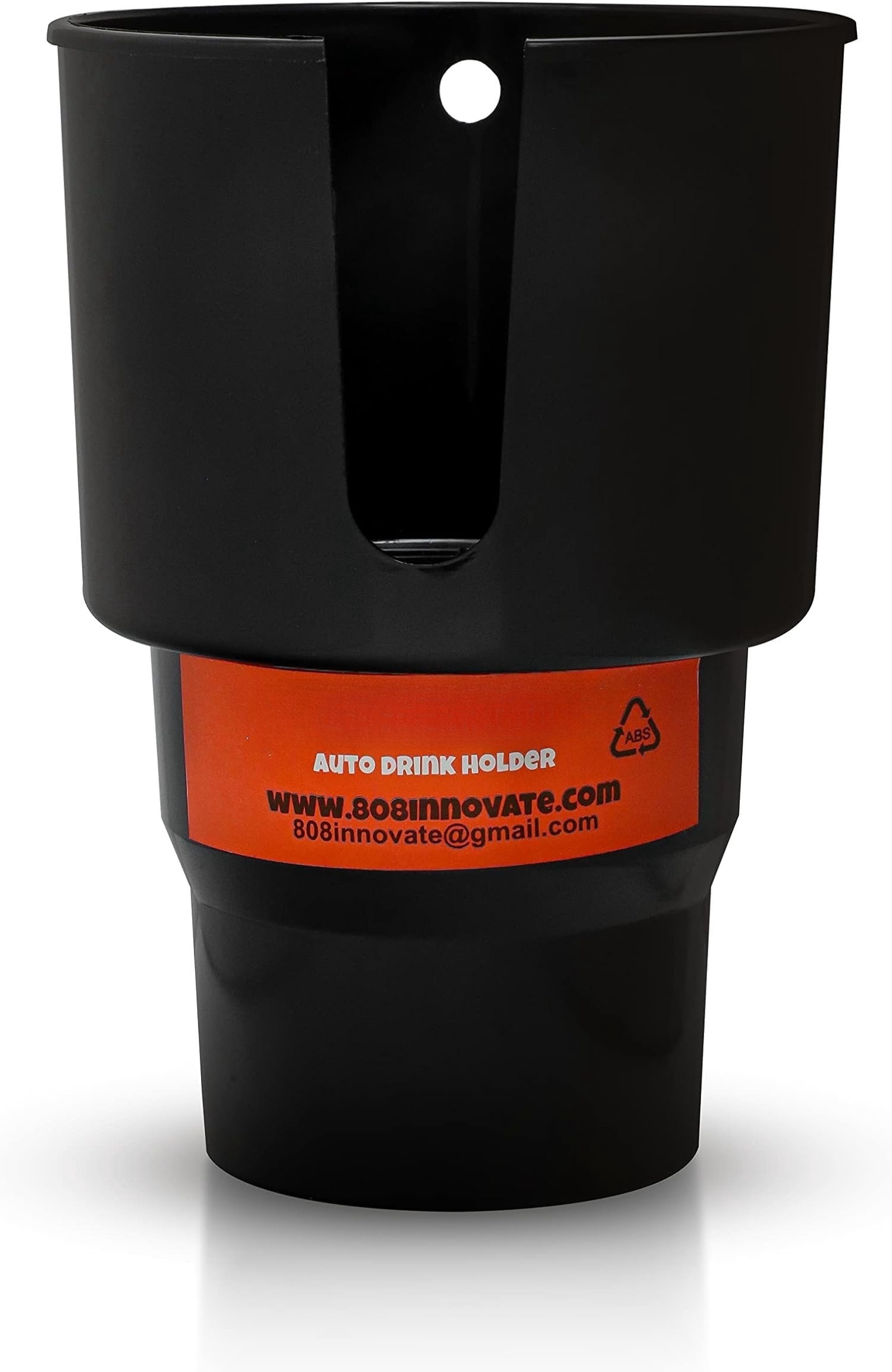 Cup Holder Expander - Fits Hydro Flasks 32/40 oz, Nalgene,  &amp; Large Bottles up to 3.8  Wide - for  up to 3.2  Wide - Black C226T