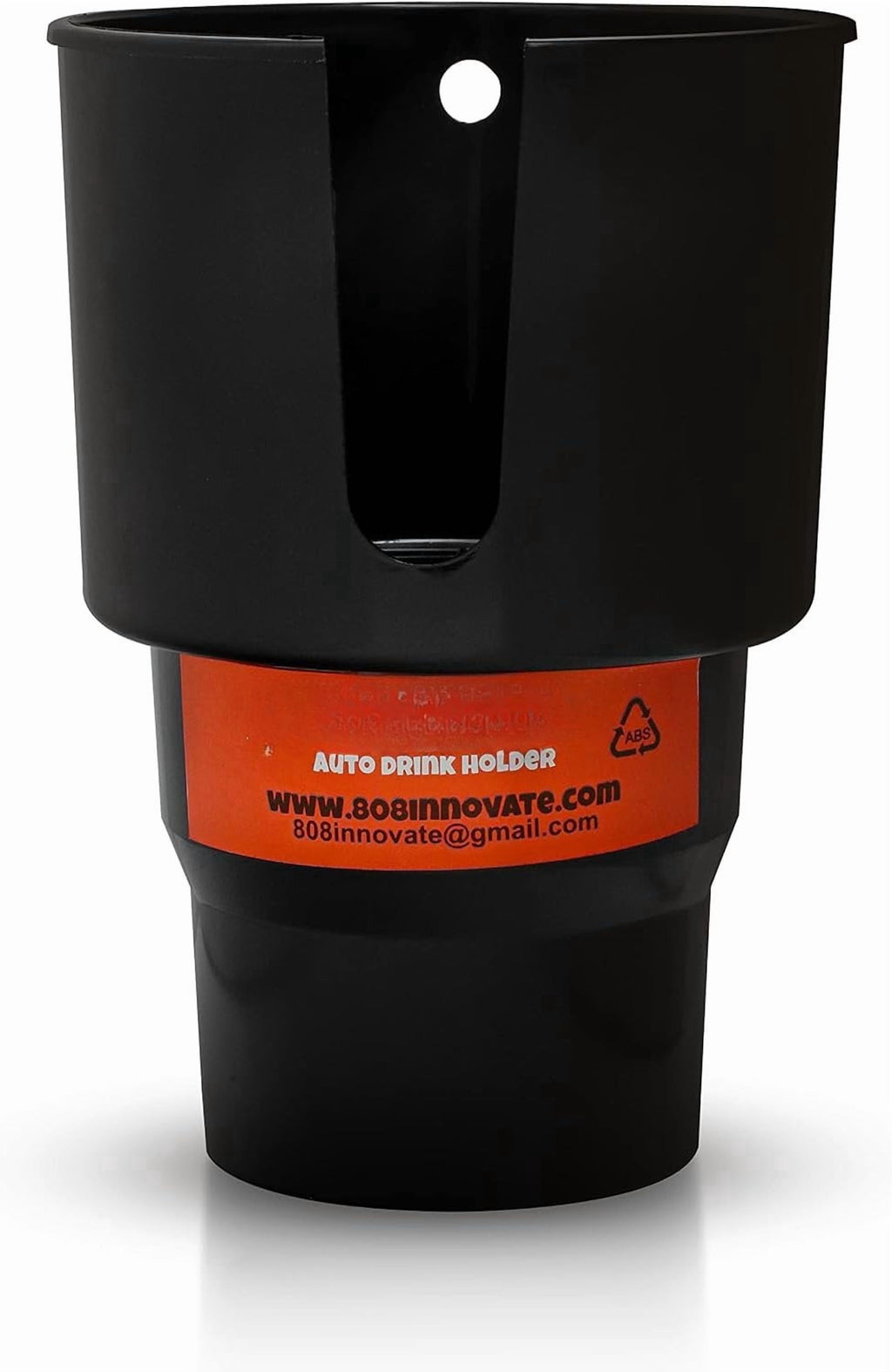 Cup Holder Expander - Fits Hydro Flasks 32/40 oz, Nalgene,  &amp; Large Bottles up to 3.8  Wide - for  up to 3.2  Wide - Black C226T