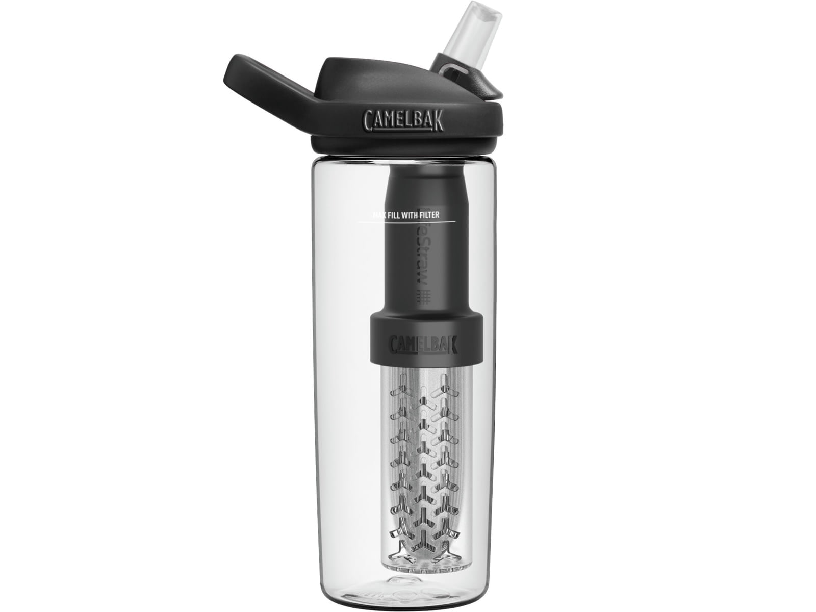 CamelBak eddy+ 20oz Bottle, filtered by LifeStraw, Clear C302T