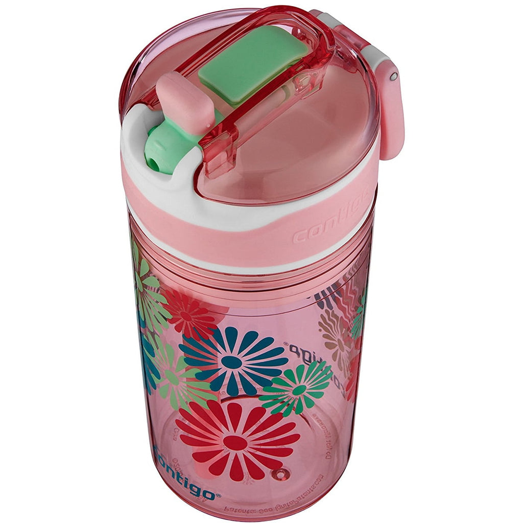 Contigo 13 oz. Kid's Snack Hero Drink Tumbler - Ballet Slipper Pink with Flowers C097S