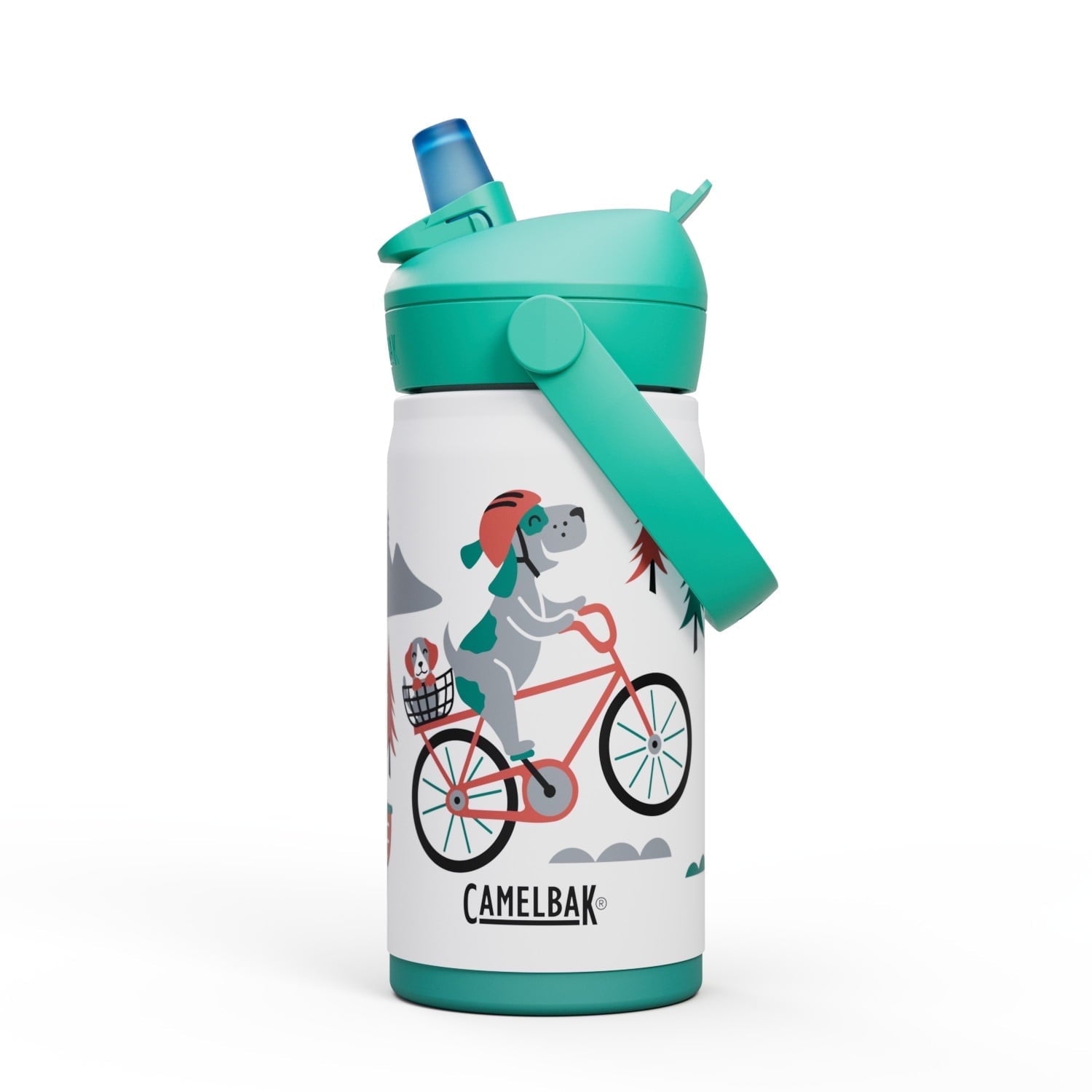 Camelbak Thrive™ Flip Straw Kids Stainless 12oz Water Bottle, Dino Jam C311F