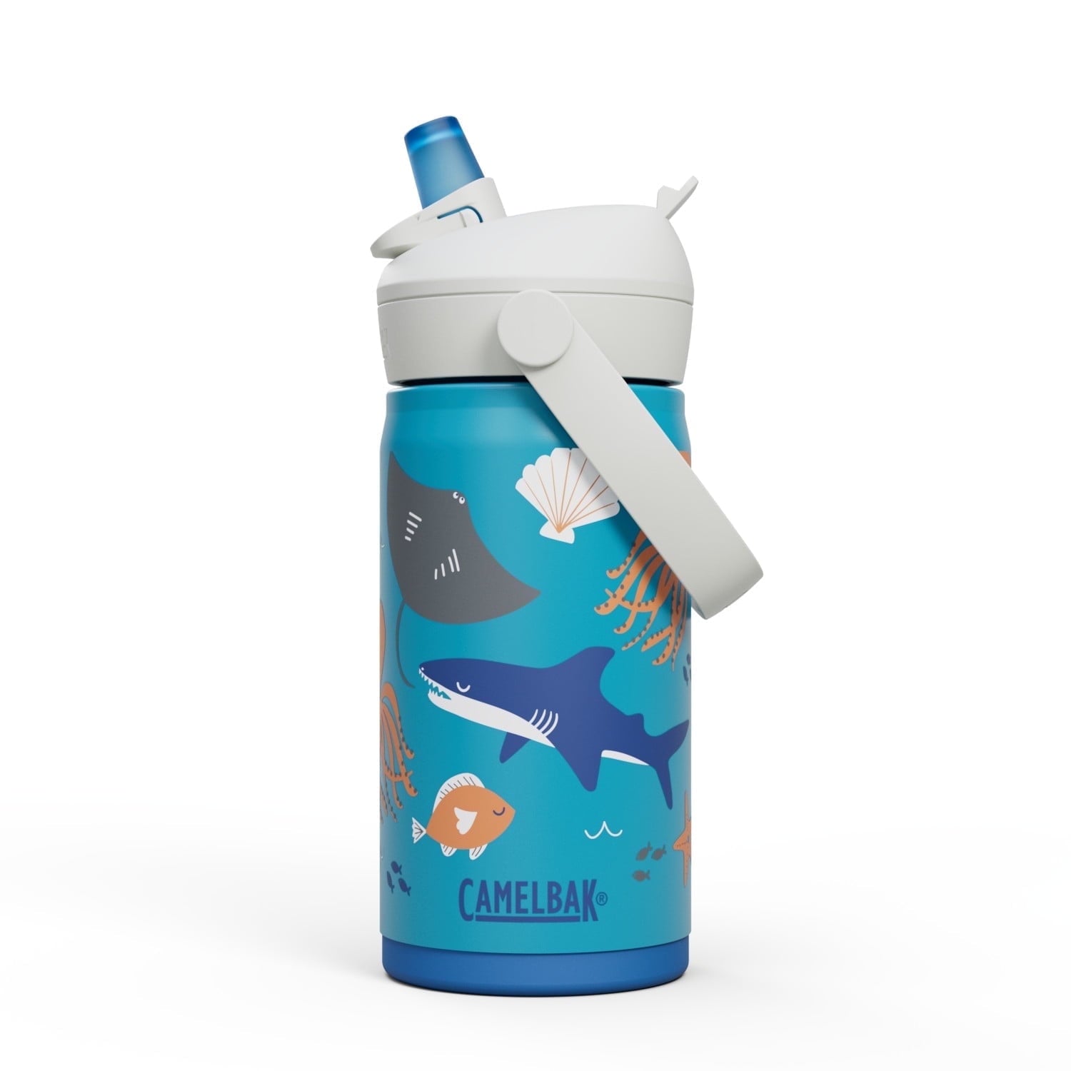 Camelbak Thrive™ Flip Straw Kids Stainless 12oz Water Bottle, Dino Jam C311F