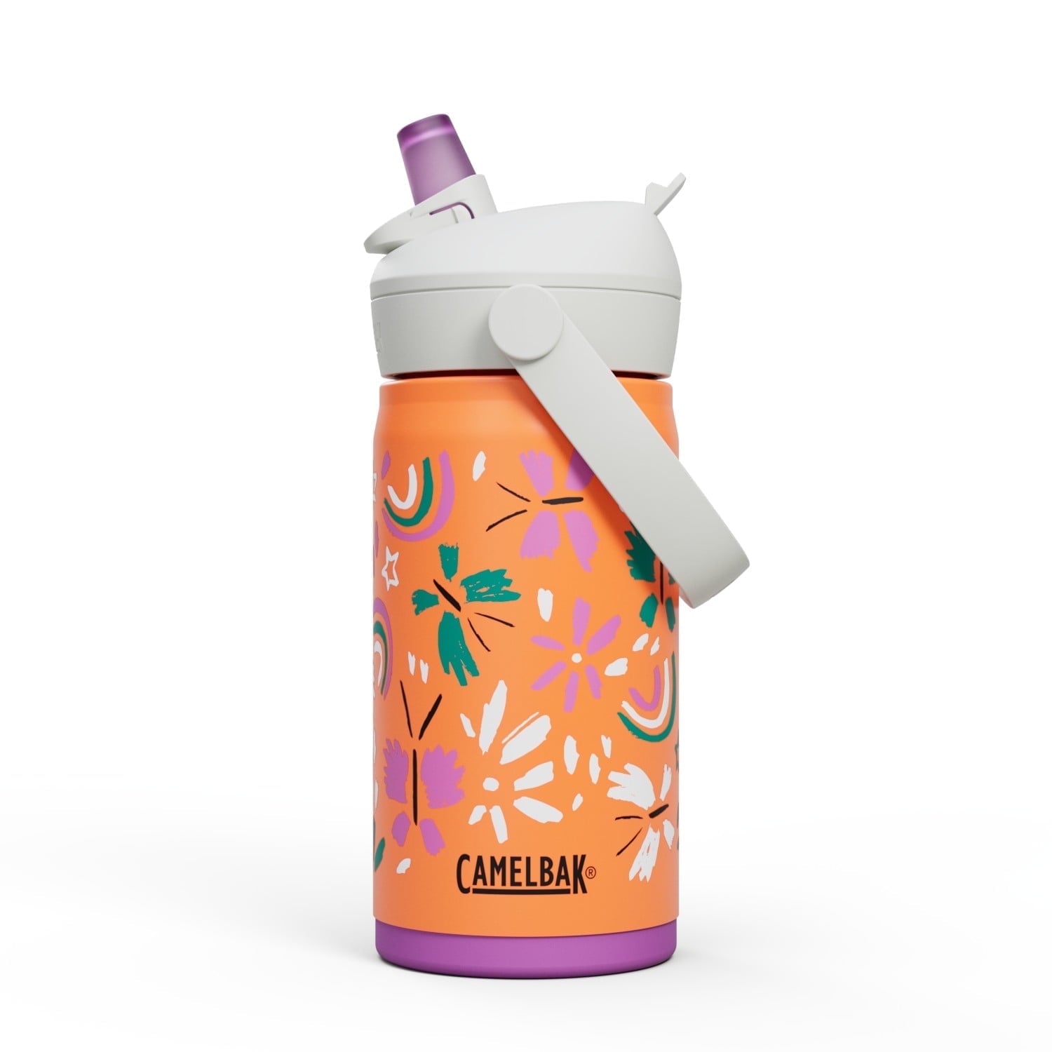 Camelbak Thrive™ Flip Straw Kids Stainless 12oz Water Bottle, Dino Jam C311F