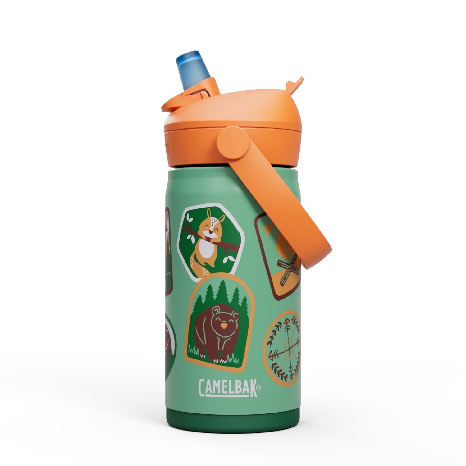 Camelbak Thrive™ Flip Straw Kids Stainless 12oz Water Bottle, Dino Jam C311F