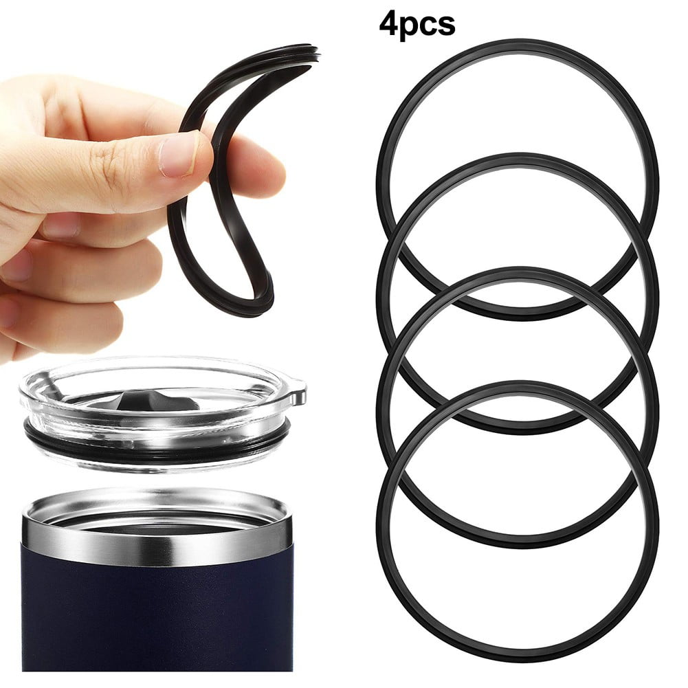 4 Pack Gaskets Compatible for Contigo Snapseal Byron Travel Mug 16oz &amp; 20oz, Replacement Rubber Seal for Contigo Snapseal Lid, Replacement Silicone Part for Contigo Coffee Travel Tumbler C130M