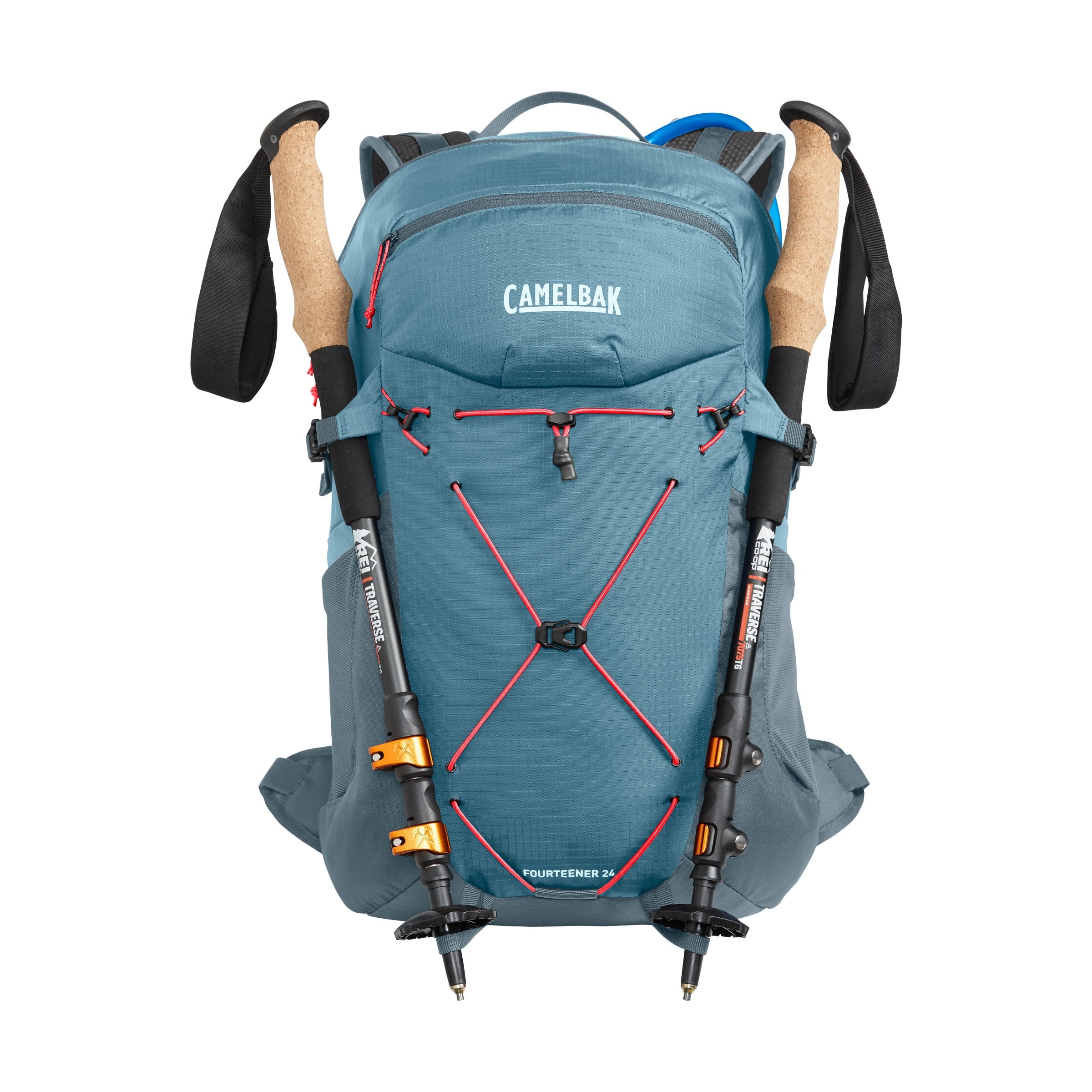 Camelbak Women's Fourteener™ 24 100oz, Smoke Blue/Fiery Coral C254Y