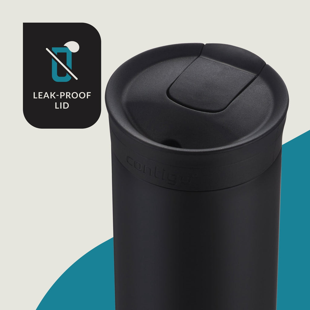 Contigo 16 oz. Huron 2.0 SnapSeal Stainless Steel Travel Mug - Licorice C001Z