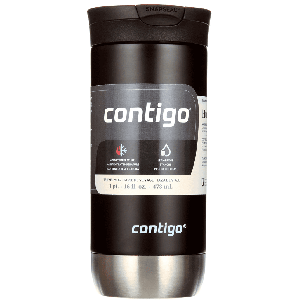 Contigo 16 oz. Huron 2.0 SnapSeal Stainless Steel Travel Mug - Licorice C001Z