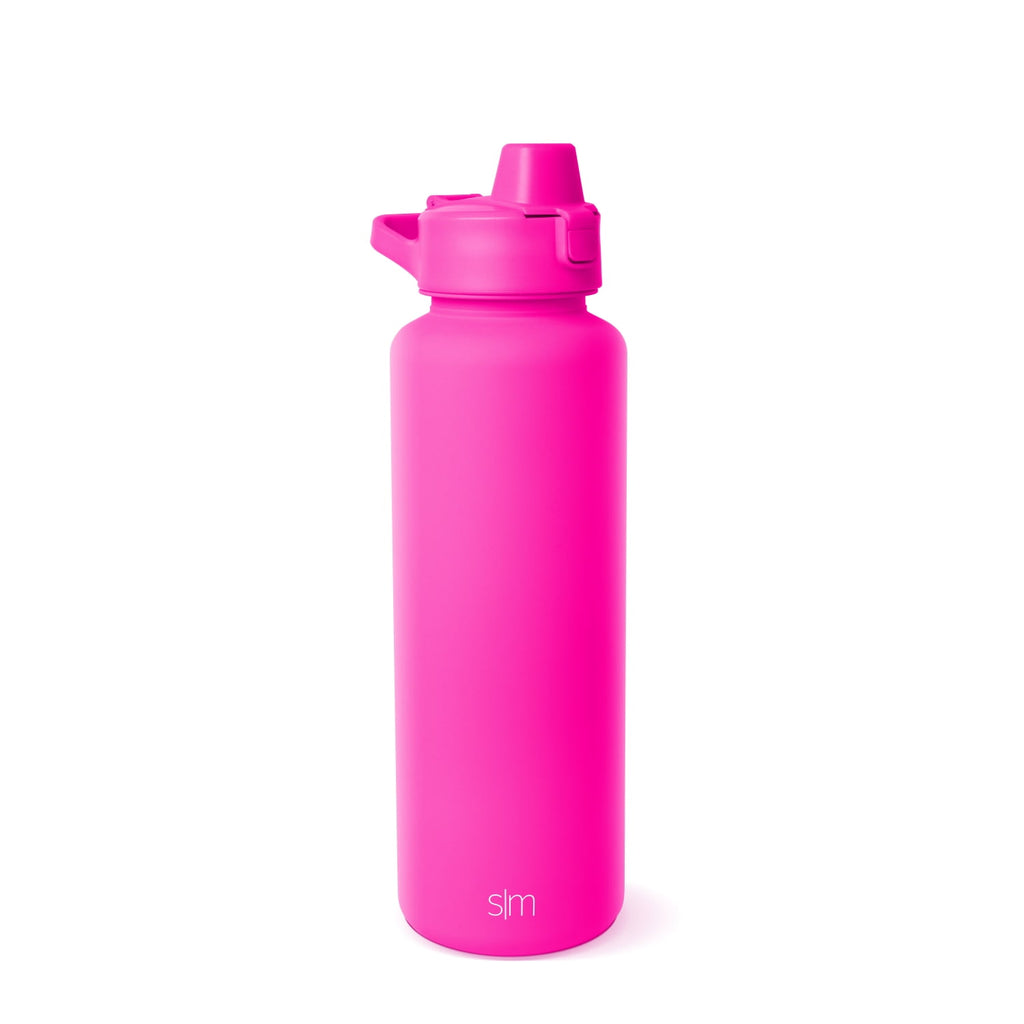 Simple Modern 48 fl oz Reusable Tritan Summit Water Bottle with Silicone Straw Lid|Raspberry Vibes C412C