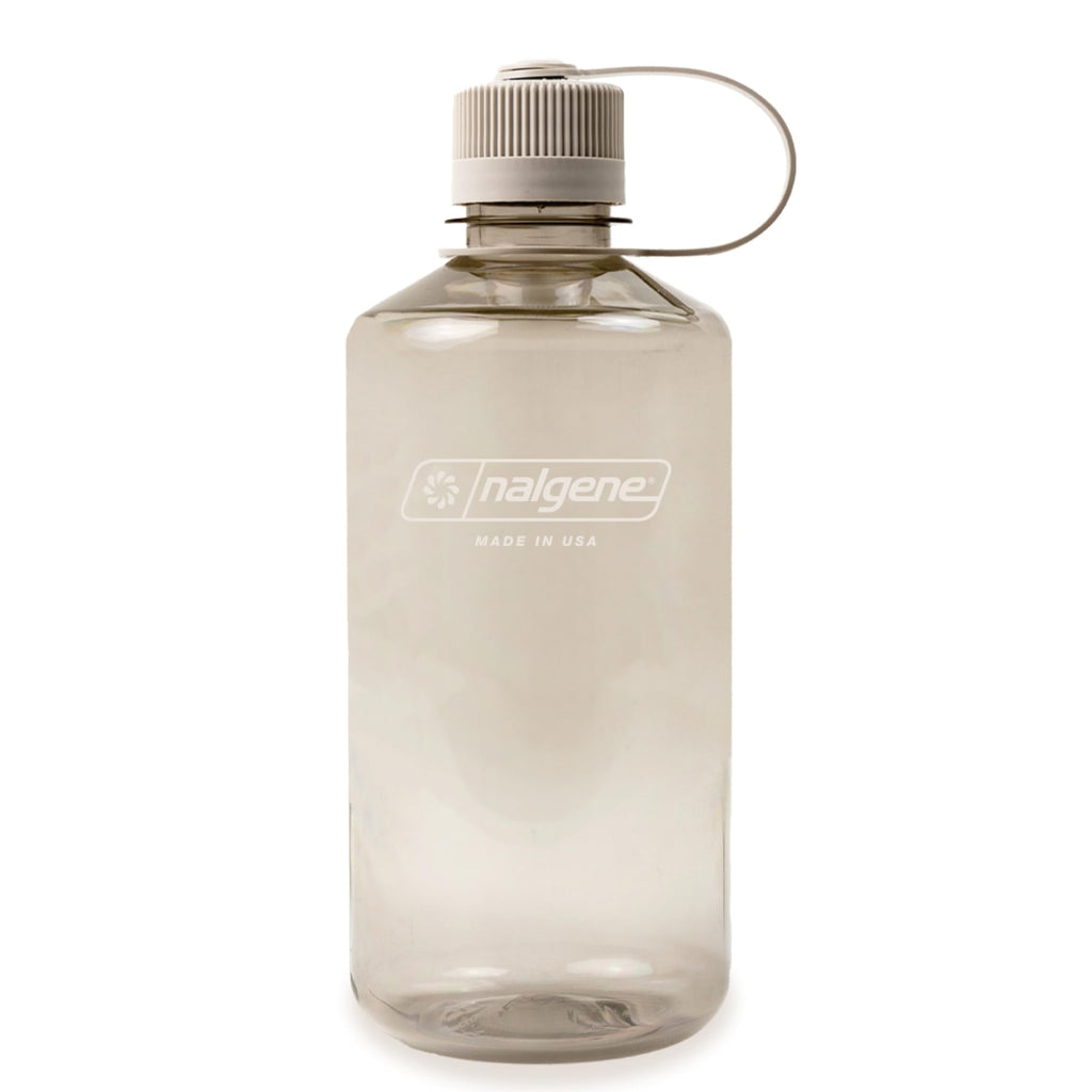 Nalgene Sustain Tritan BPA-Free Water Bottle Made with Material Derived from 50% Plastic Waste (using ISCC certified mass balance), 32 OZ, Narrow Mouth, Cotton C157Y