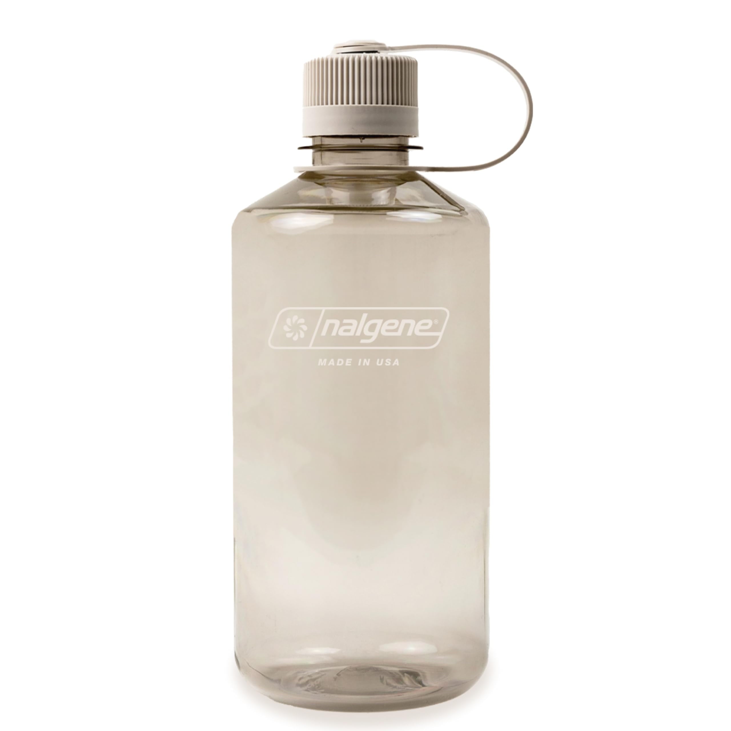 Nalgene Sustain Tritan BPA-Free Water Bottle Made with Material Derived from 50% Plastic Waste (using ISCC certified mass balance), 32 OZ, Narrow Mouth, Cotton C157Y