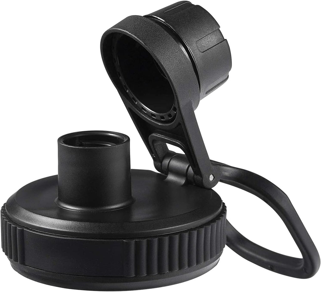 Hydraflow Wide Mouth Spout Twist Chug Nalgene Replacement Lid | Compatible with Nalgene 32 oz Wide Mouth Lid, Hydroflask &amp; Many  Top Water Bottle Brands Sizes 12 16 18 20 32 40 64 Oz C207N