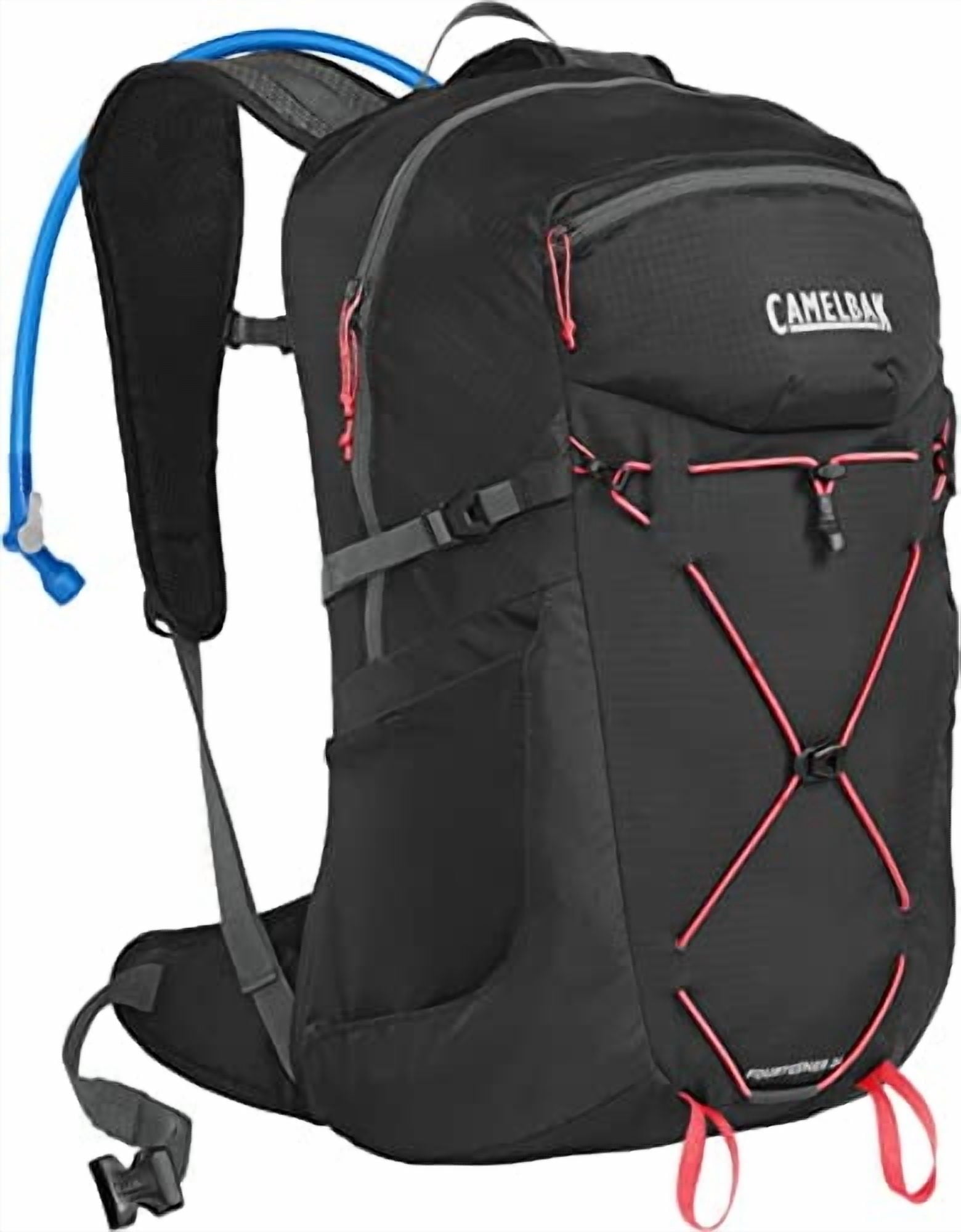 CAMELBAK WOMEN'S FOURTEENER 24 100OZ RESERVOIR HIKING - BLACK/FIERY CORAL C339E