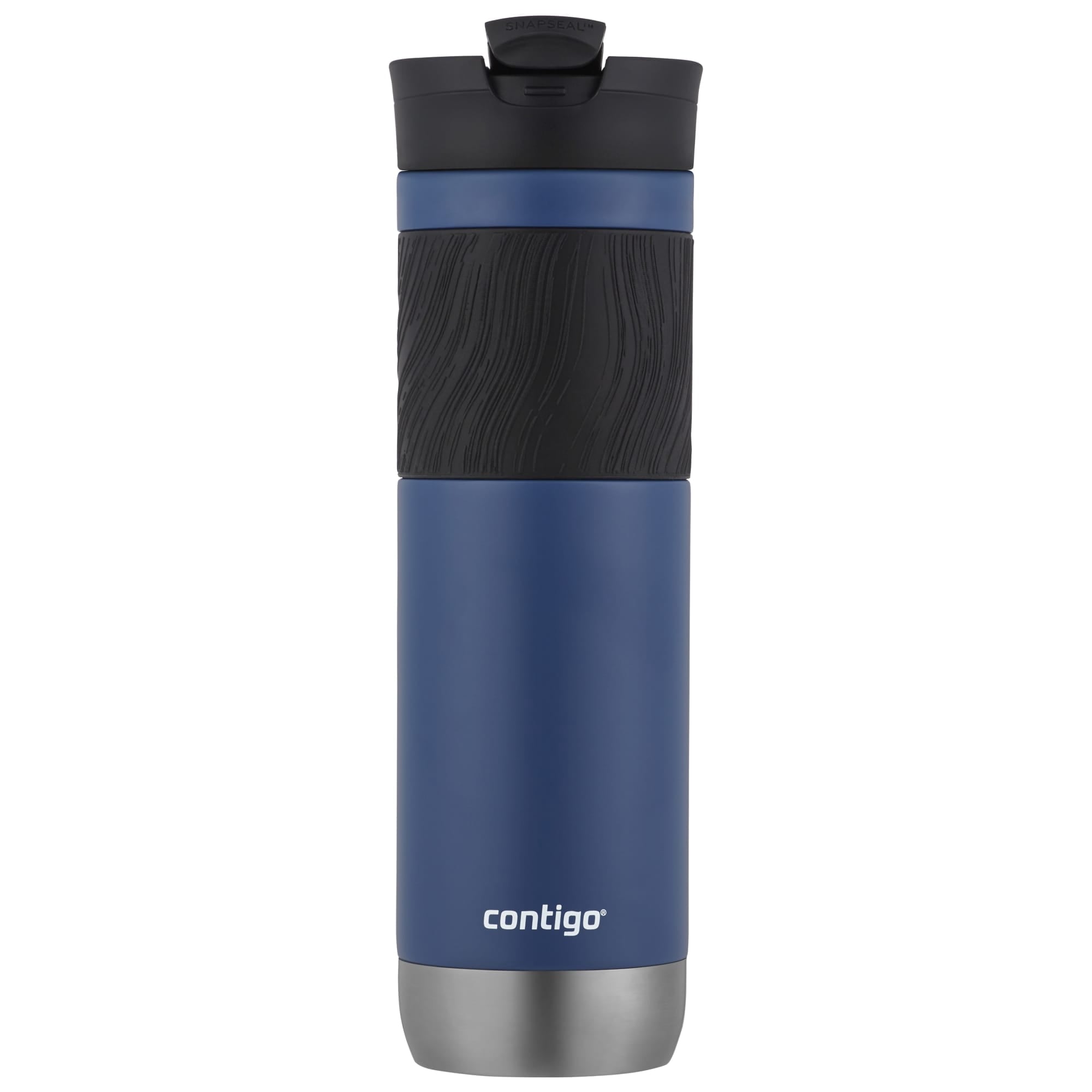 Contigo Byron 2.0 Stainless Steel Travel Mug with SNAPSEAL Lid and Grip in Black, 24 fl oz. C002L