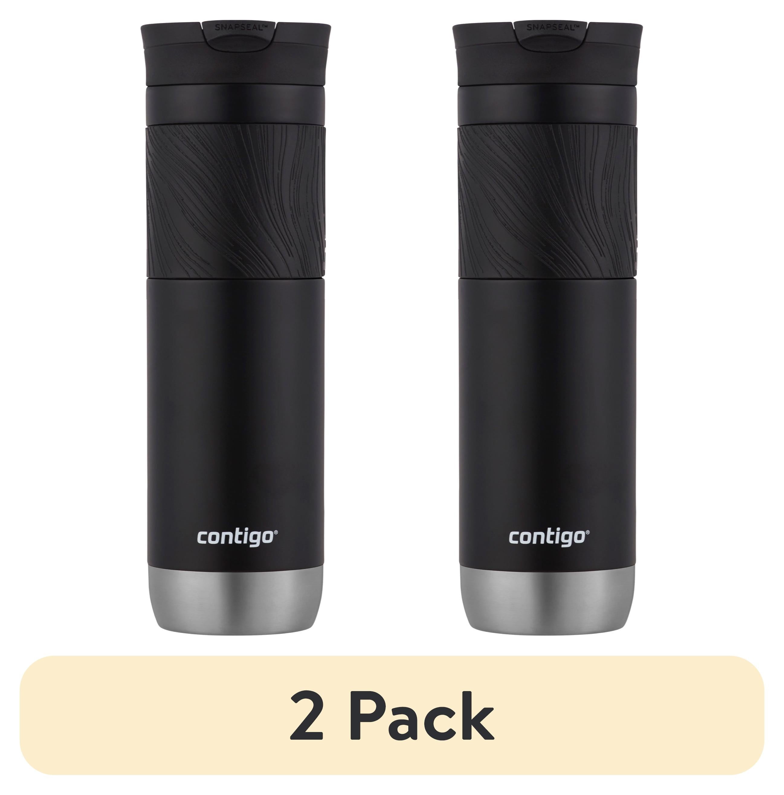 Contigo Byron 2.0 Stainless Steel Travel Mug with SNAPSEAL Lid and Grip in Black, 24 fl oz. C002L
