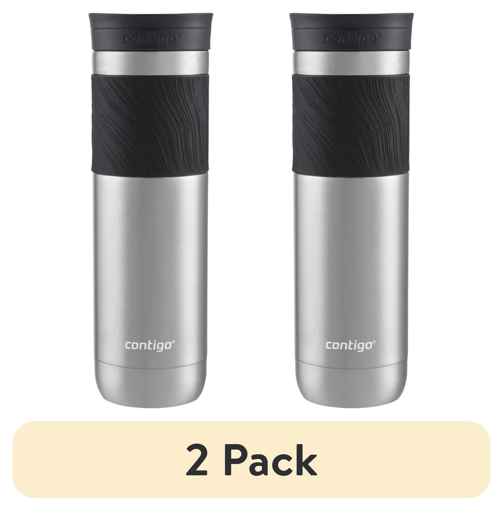 Contigo Byron 2.0 Stainless Steel Travel Mug with SNAPSEAL Lid and Grip in Black, 24 fl oz. C002L