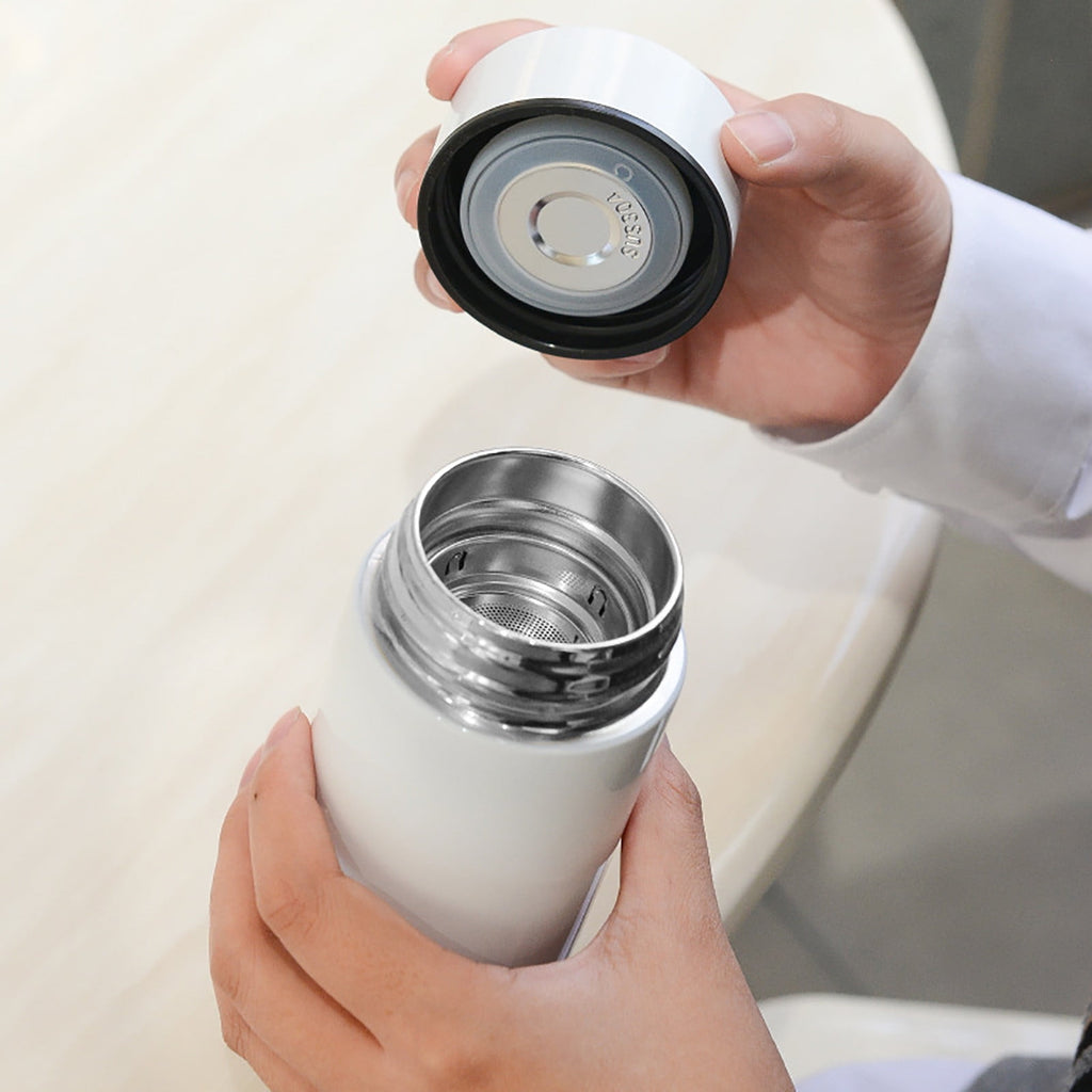 Stainless Steel Insulation Cup Cute Mini Portable Children Student Water Bottle Coffee Travel Mug LED Temperature Display Double Walled Vacuum Long Lasting Insulation C054Q