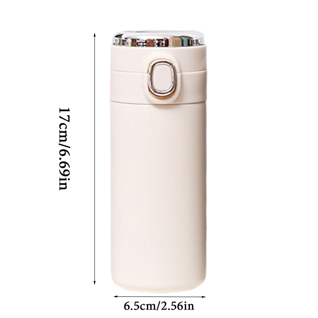 Stainless Steel Insulation Cup Cute Mini Portable Children Student Water Bottle Coffee Travel Mug LED Temperature Display Double Walled Vacuum Long Lasting Insulation C054Q