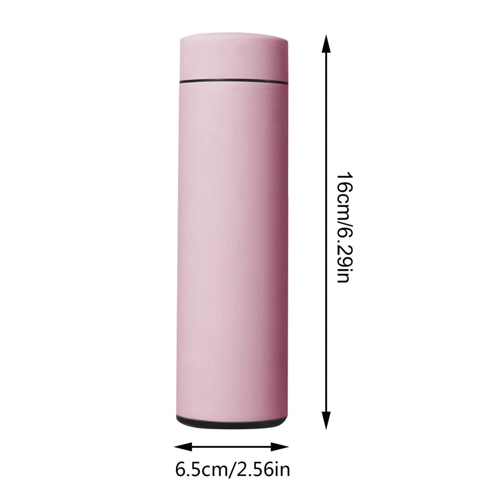 Stainless Steel Insulation Cup Cute Mini Portable Children Student Water Bottle Coffee Travel Mug LED Temperature Display Double Walled Vacuum Long Lasting Insulation C054Q