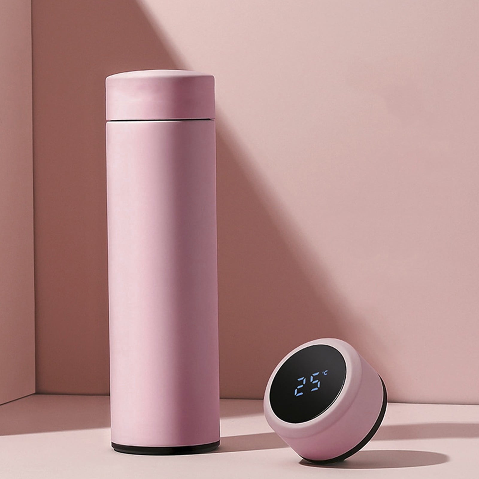 Stainless Steel Insulation Cup Cute Mini Portable Children Student Water Bottle Coffee Travel Mug LED Temperature Display Double Walled Vacuum Long Lasting Insulation C054Q
