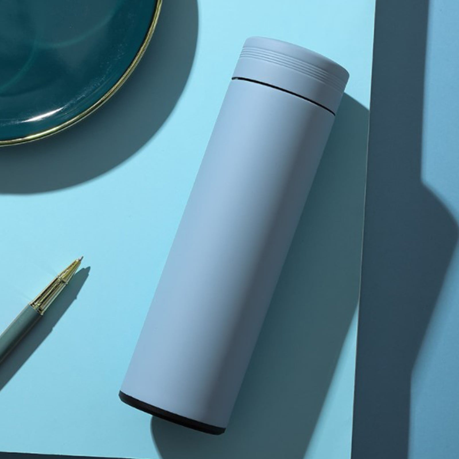 Stainless Steel Insulation Cup Cute Mini Portable Children Student Water Bottle Coffee Travel Mug LED Temperature Display Double Walled Vacuum Long Lasting Insulation C054Q