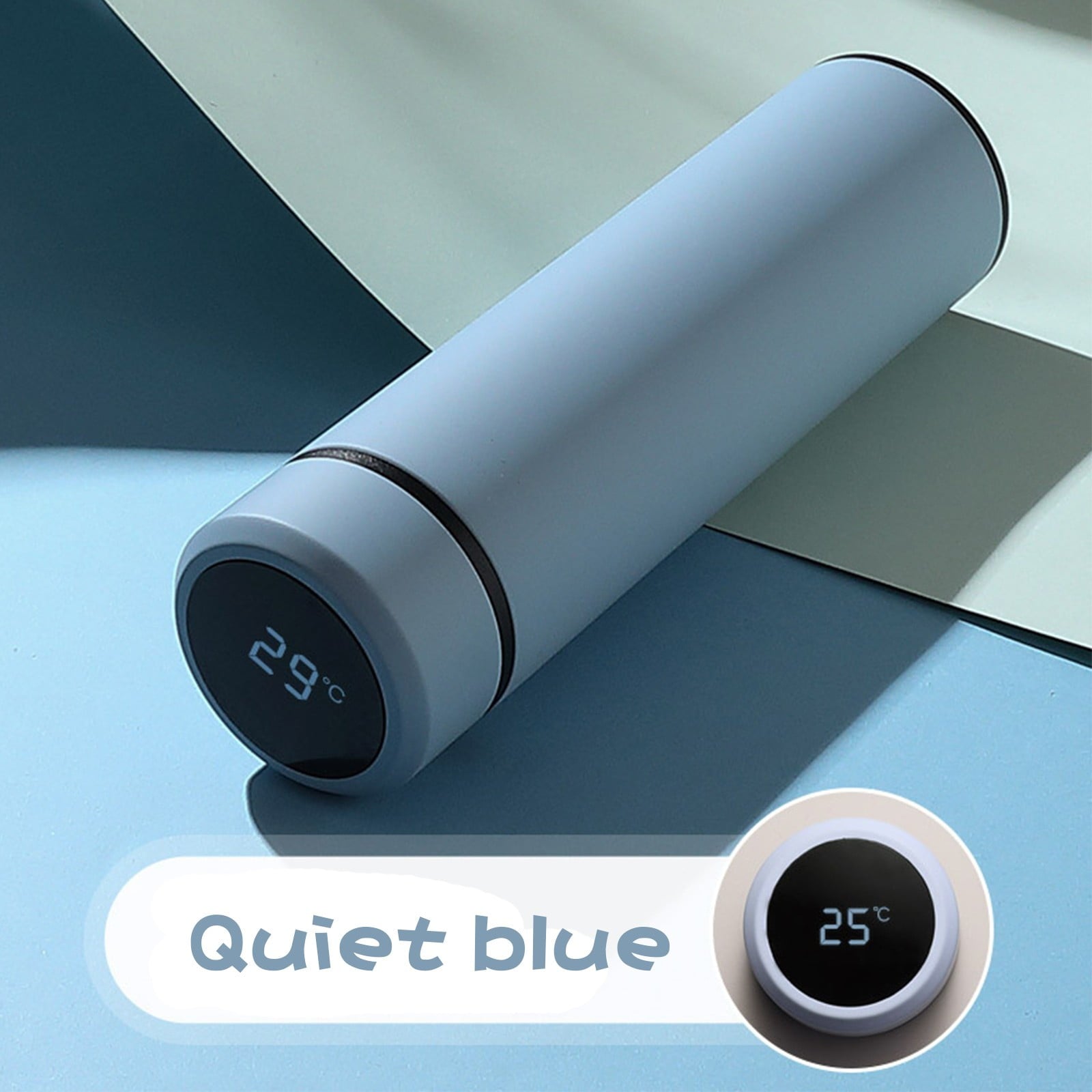 Stainless Steel Insulation Cup Cute Mini Portable Children Student Water Bottle Coffee Travel Mug LED Temperature Display Double Walled Vacuum Long Lasting Insulation C054Q