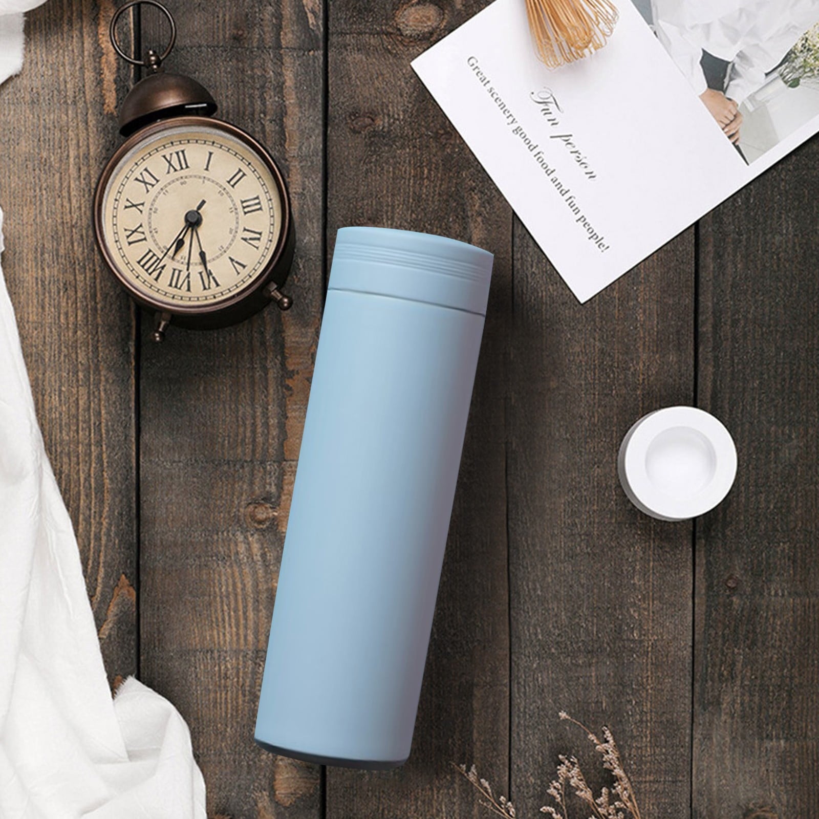 Stainless Steel Insulation Cup Cute Mini Portable Children Student Water Bottle Coffee Travel Mug LED Temperature Display Double Walled Vacuum Long Lasting Insulation C054Q