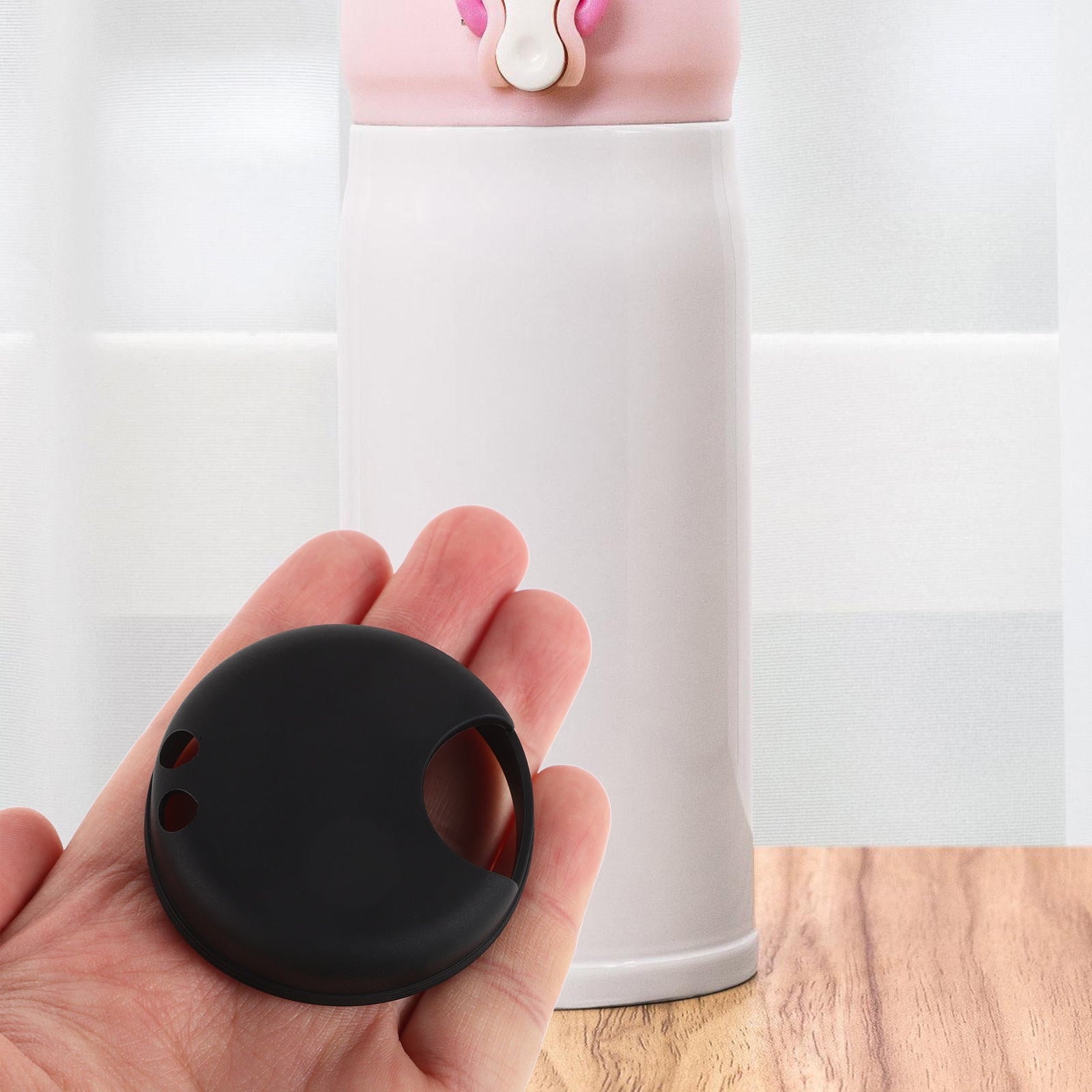 Masteelf 2pcs Splash Guarding Lid For Wide Mouth Bottle  Water Cup Anti-spill Intended Accessory Water Cup Lid Spill-proof Cap For Water Cup Compatible For Nalgene Easy Sipper C229H