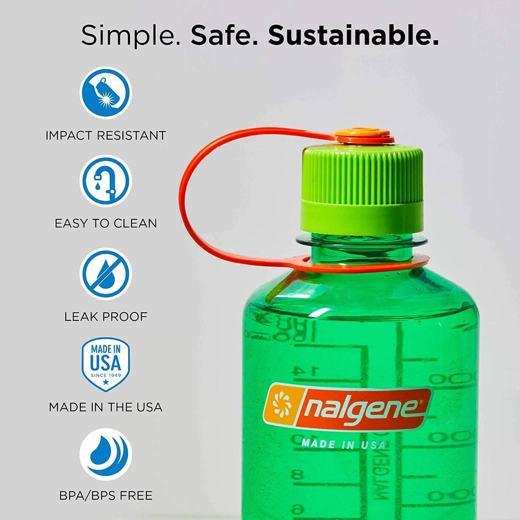 Nalgene Sustain 16 oz. Narrow Mouth Water Bottle - Cornflower Blue C141W