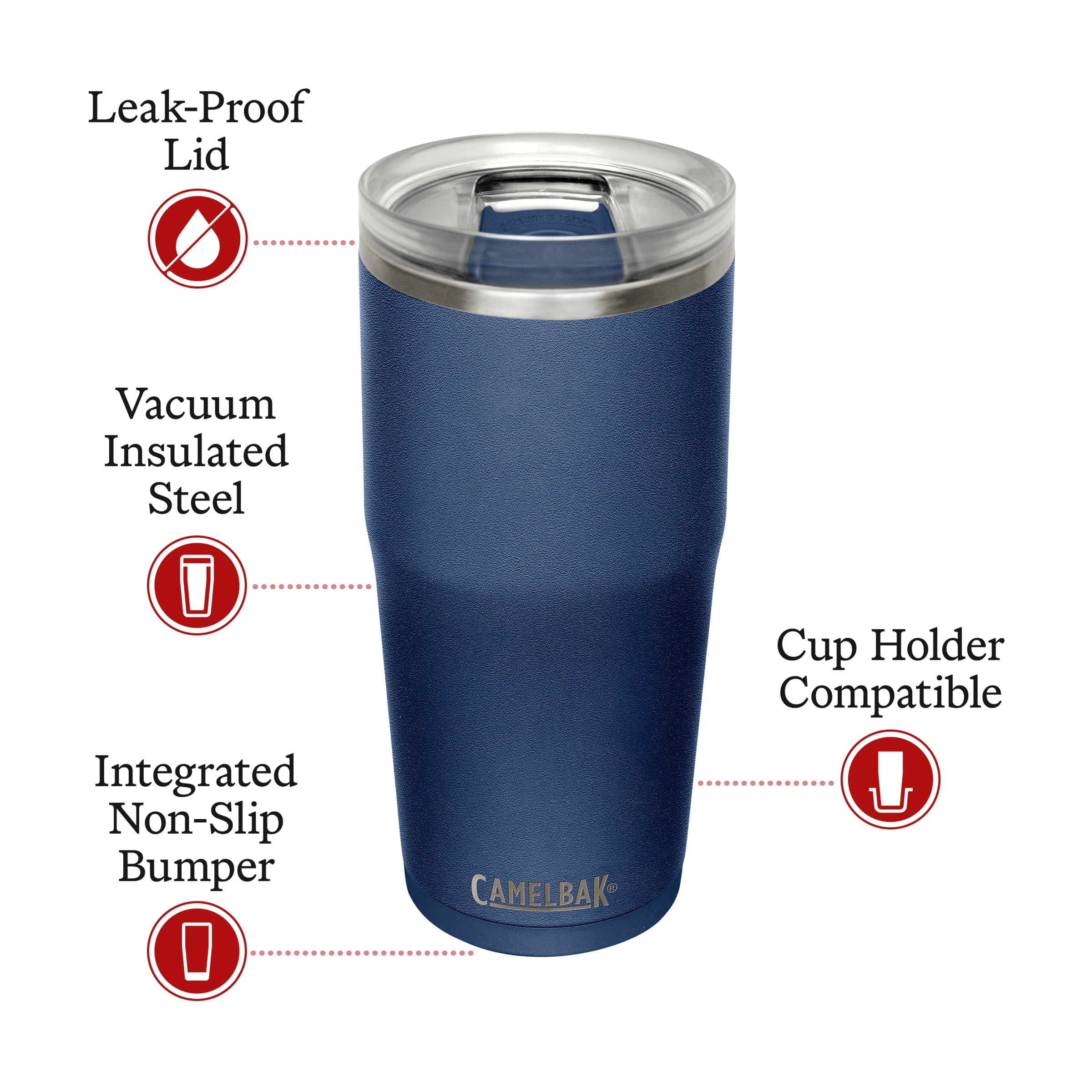 CamelBak Thrive™ Insulated Stainless Steel Tumbler, 20 oz, Navy C276Z