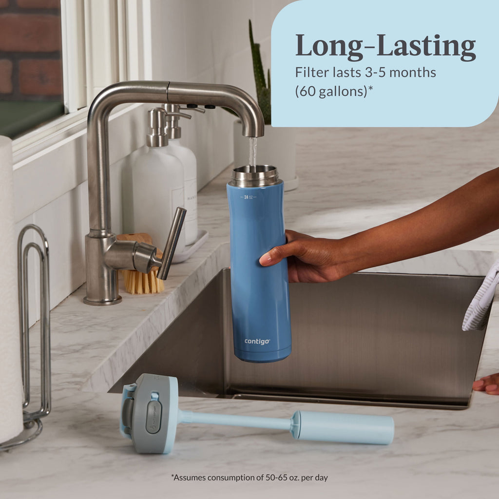 Contigo® Replacement Filter for Wells Filter Water Bottle with AUTOSPOUT® Straw Lid C117S