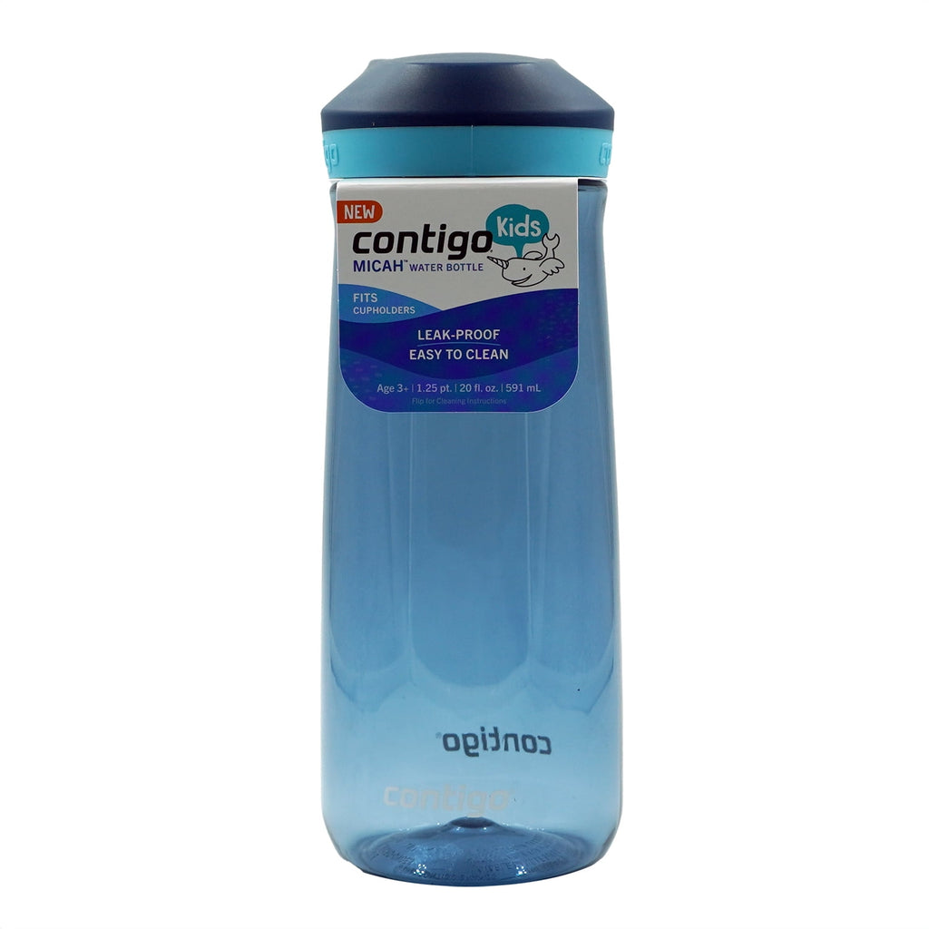 Contigo Kid's 20 oz. Micah Water Bottle w/ Simple Lid - Pineapple/Cool Lime C046Z