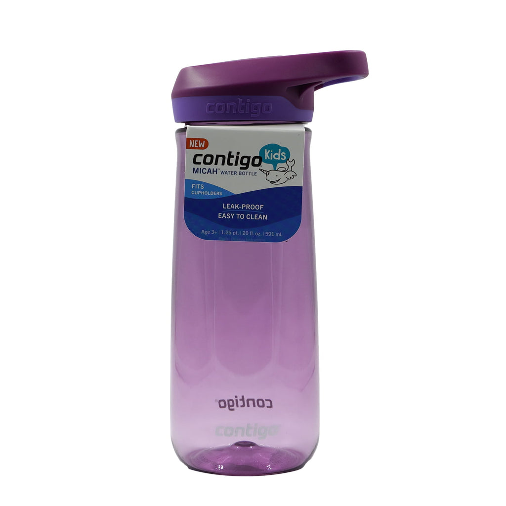 Contigo Kid's 20 oz. Micah Water Bottle w/ Simple Lid - Pineapple/Cool Lime C046Z