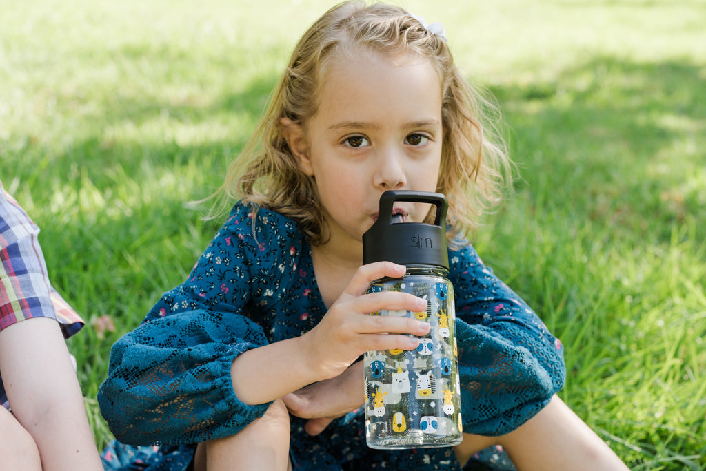 Simple Modern Disney 12oz Summit Kids Tritan Water Bottle with Straw Lid for Toddler - Dishwasher Safe Travel Tumbler - Disney: Mickey Retro C423Y