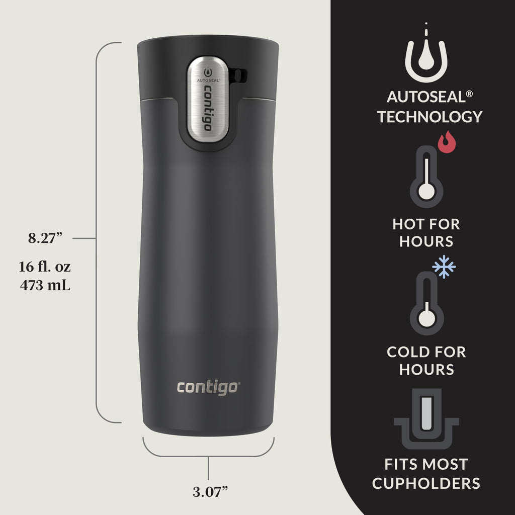 Autoseal West Loop Vacuum-insulated Stainless Steel Travel Mug With Easy-clean Lid 20 Oz Sake C104Q