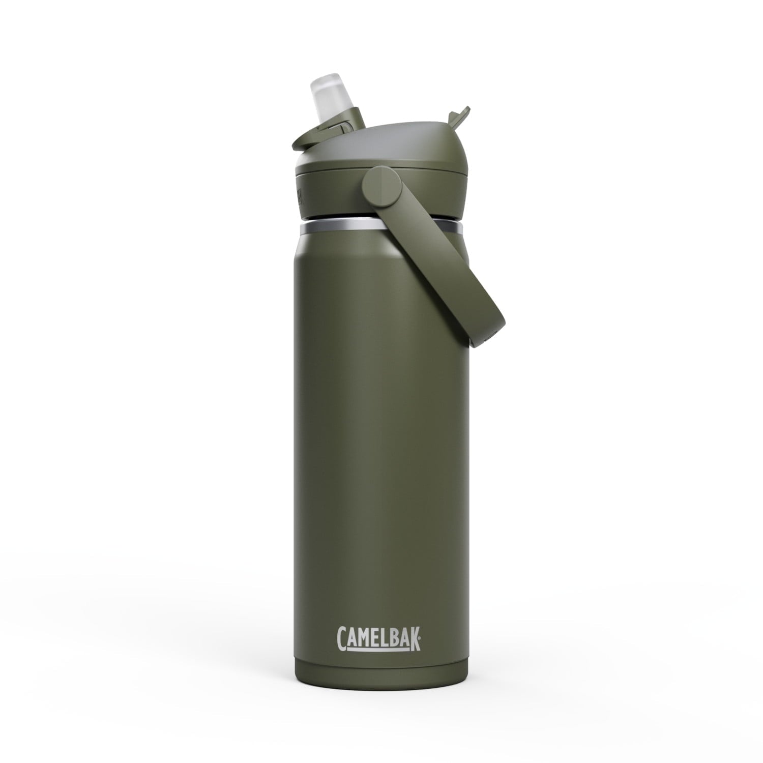 CamelBak Thrive™ Flip Straw Insulated Stainless Steel Water Bottle, 20oz, Moss C363C