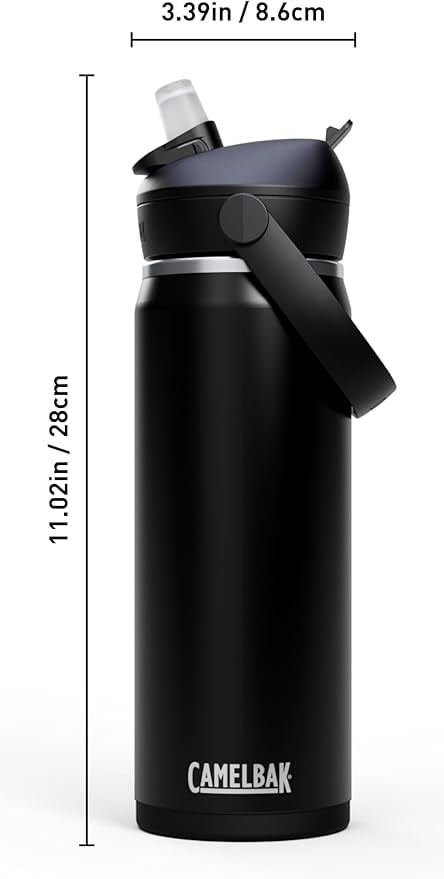 CamelBak Thrive™ Flip Straw Insulated Stainless Steel Water Bottle, 20oz, Moss C363C