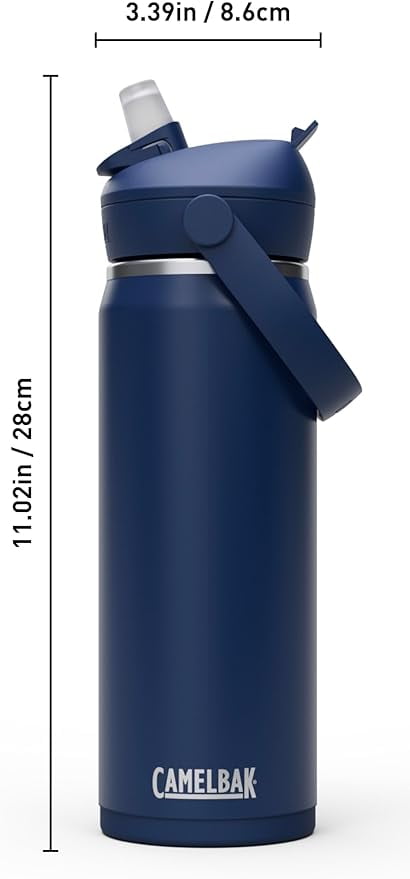 CamelBak Thrive™ Flip Straw Insulated Stainless Steel Water Bottle, 20oz, Moss C363C