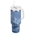 30 oz Insulated Stainless Steel Tumbler Double Wall Stainless Steel Tumbler with 2-Way Drinking Glass Mapleleaves C491U
