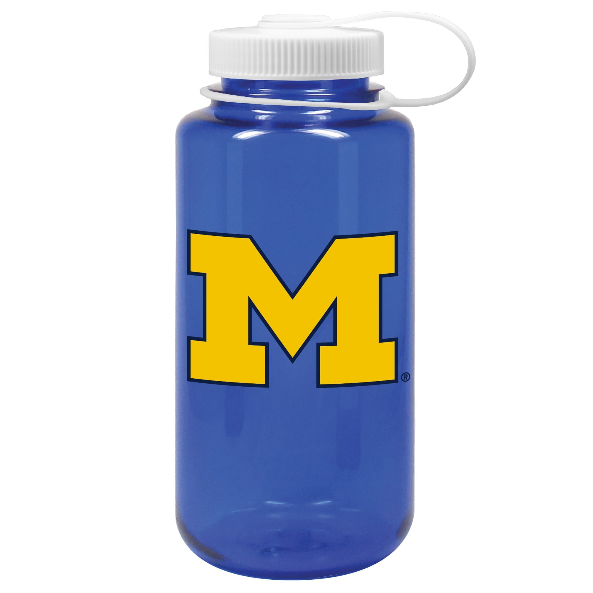 Navy Michigan Wolverines 32oz. Nalgene Sustainable Wide Mouth Water Bottle C163B