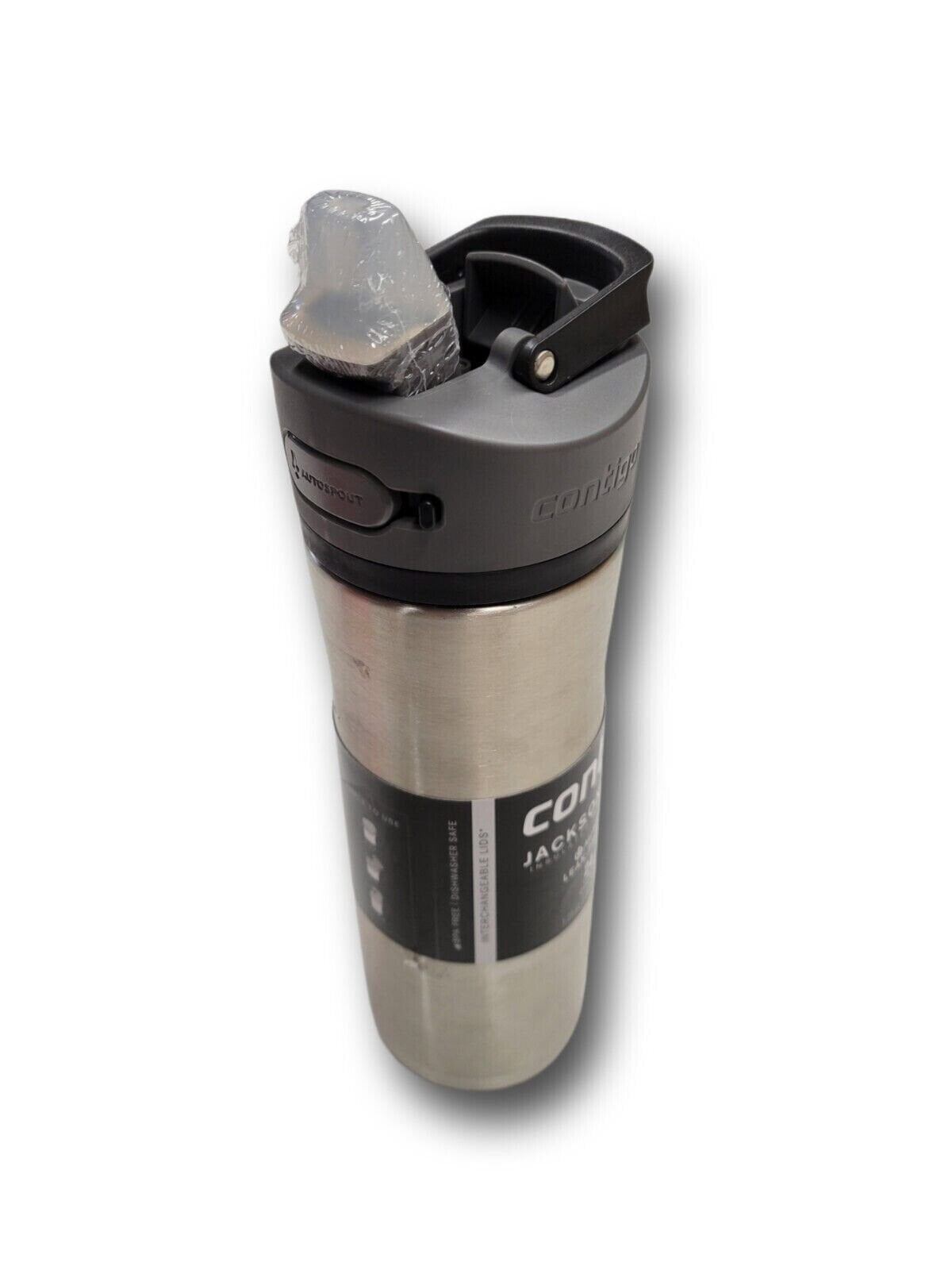 Contigo 20 oz. Jackson Chill 2.0 Water Bottle - Stainless Steel w/Licorice C059T
