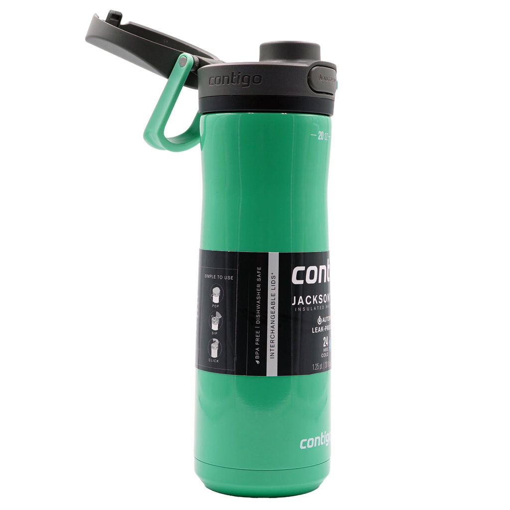 Contigo 20 oz. Jackson Chill 2.0 Water Bottle - Stainless Steel w/Licorice C059T
