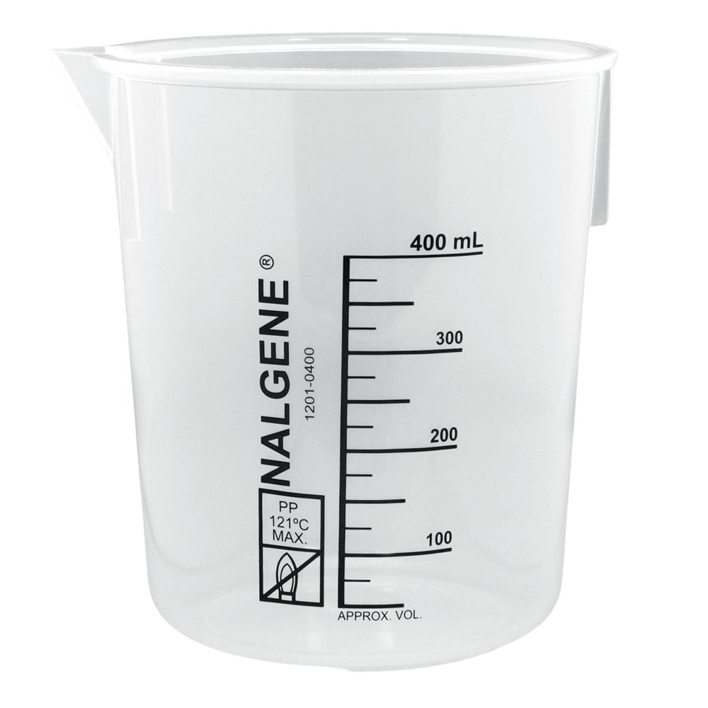 Nalgene Griffin Beaker, Low Form, Polypropylene, 400 Ml C198C