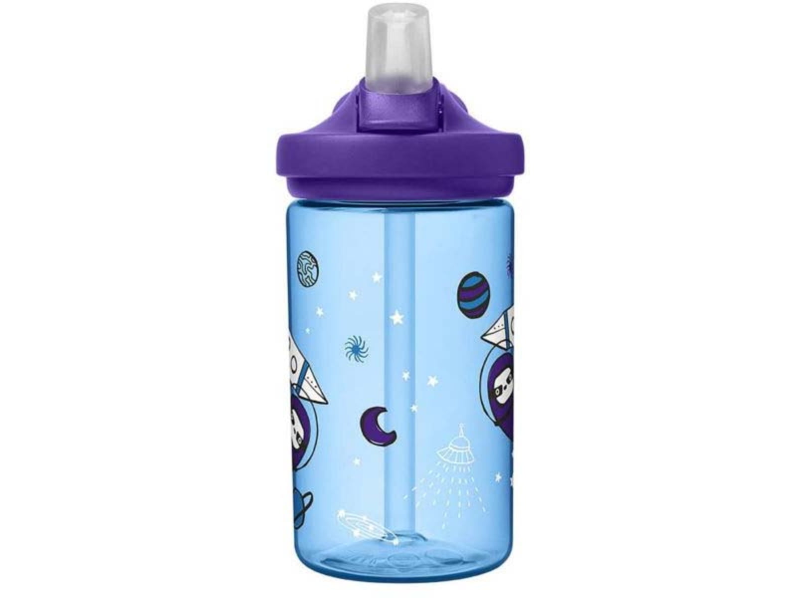 Camelbak Eddy+ Kids 14oz Water Bottle with Flip Straw, Sloths in Space C334U