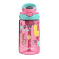 Contigo 14oz Kids' Water Bottle with Redesigned AutoSpout Straw Azalea Jade Vine with Llamas C026W