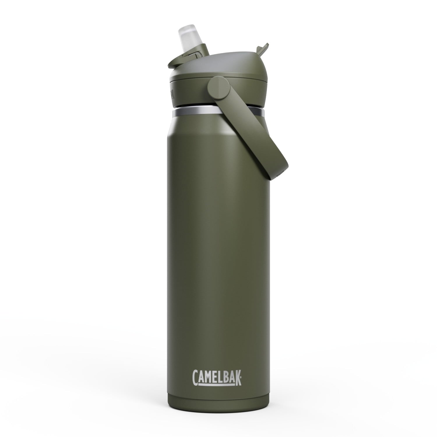 CamelBak Thrive™ Flip Straw Insulated Stainless Steel Water Bottle, 25 oz, Sierra Red C340G