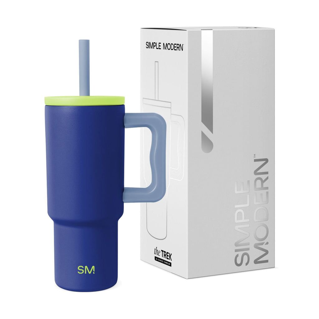 Simple Modern 24oz Trek Tumbler with handle and Silicone Straw Lid | Asteroid C411B
